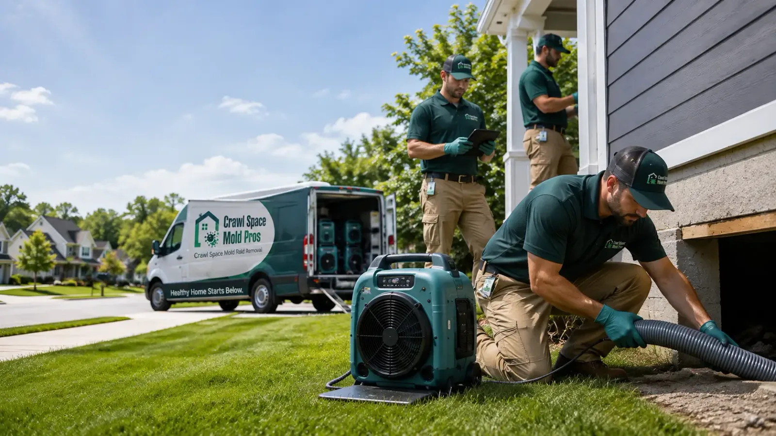 Crawl Space Mold Removal in South Acworth, NH